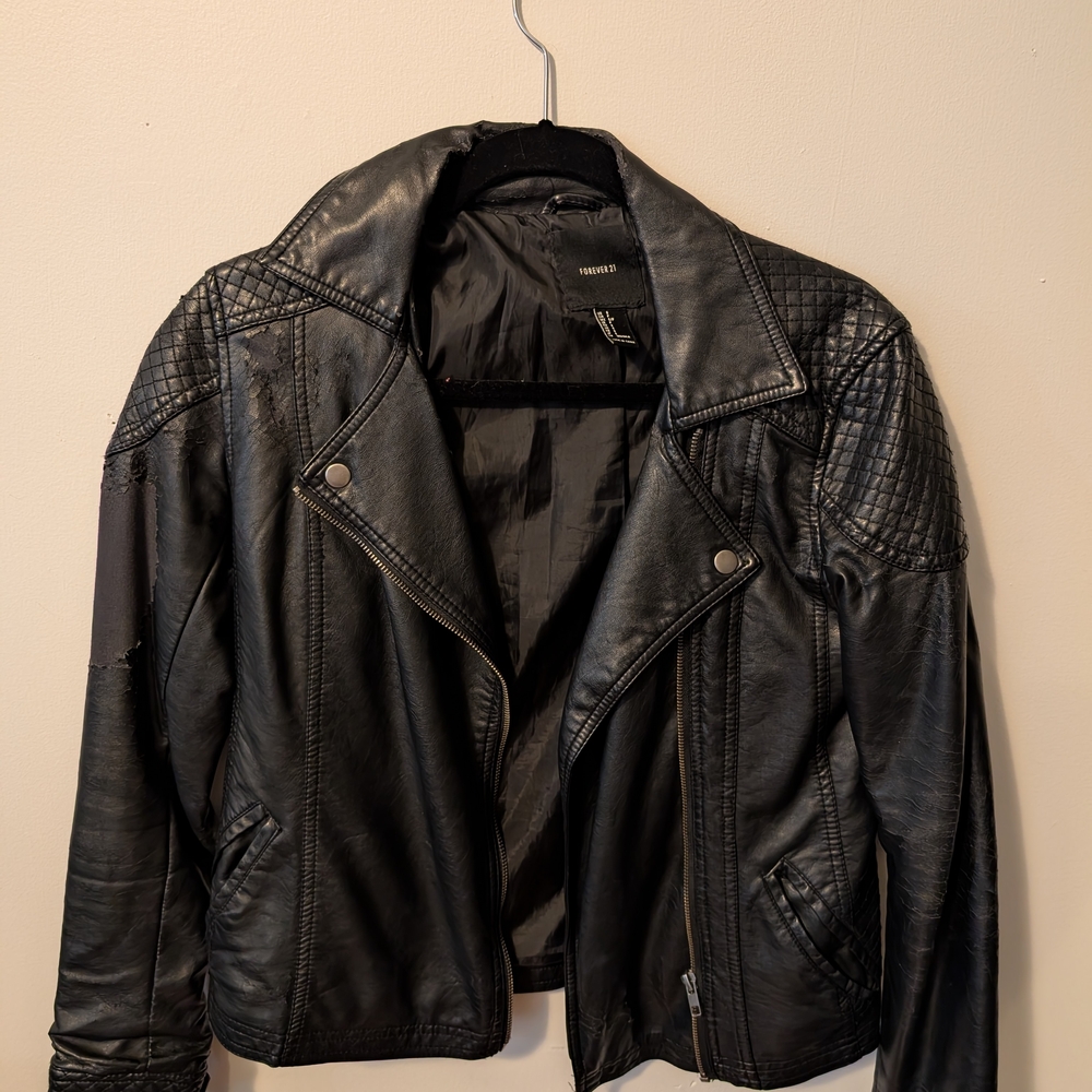 Vintage Forever 21 Faux Leather Jacket